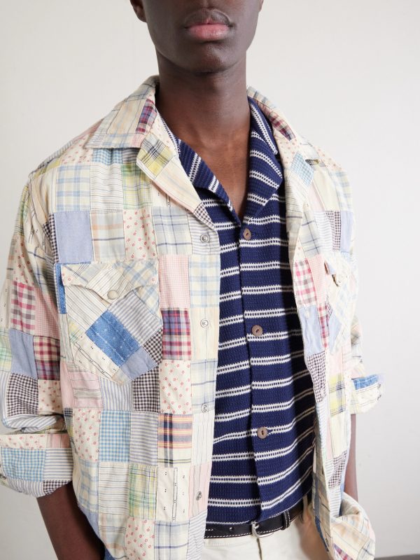 Striped Cotton-Blend Shirt - CU