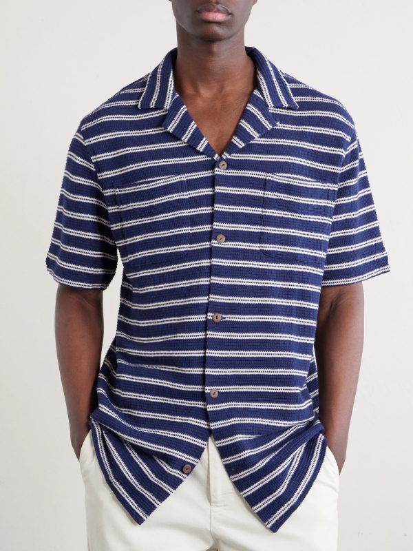 Striped Cotton-Blend Shirt - FR