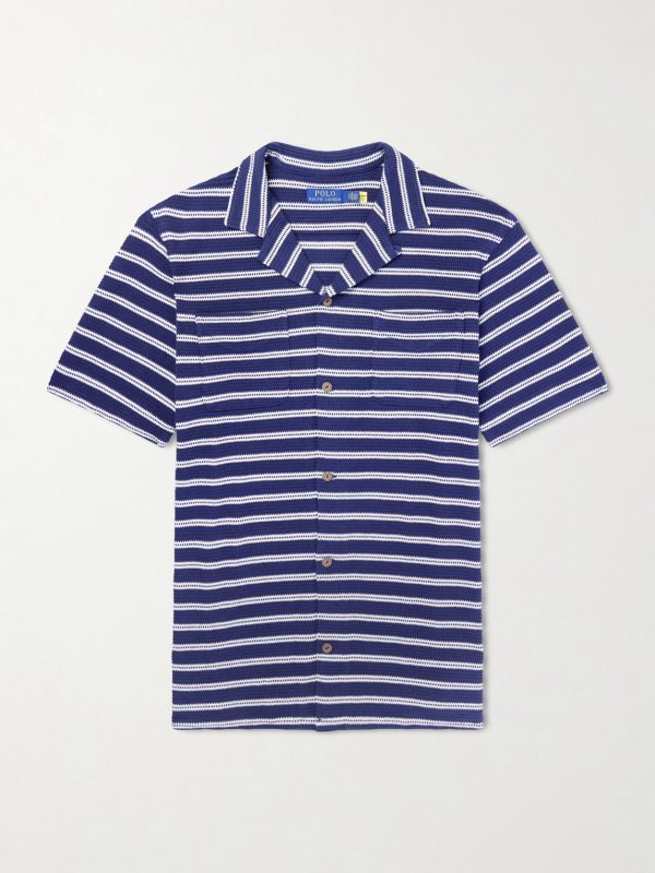 Striped Cotton-Blend Shirt