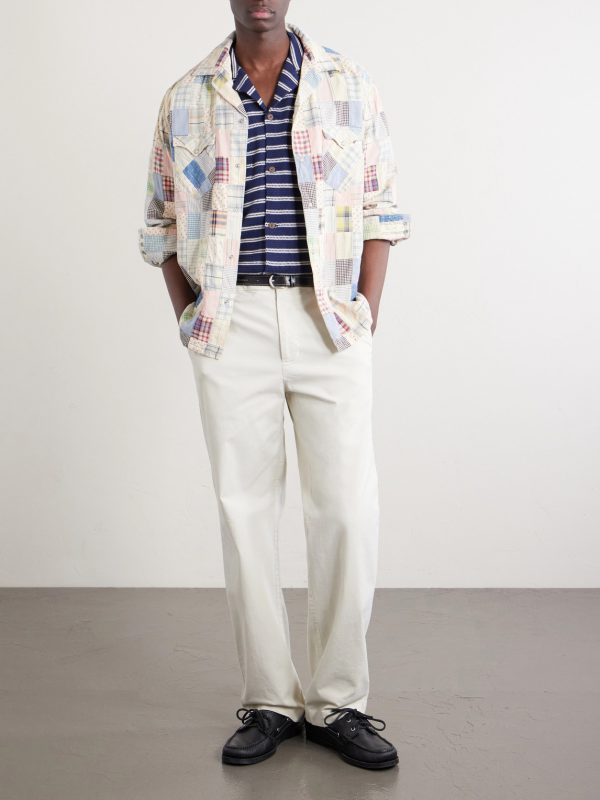 Striped Cotton-Blend Shirt - OU