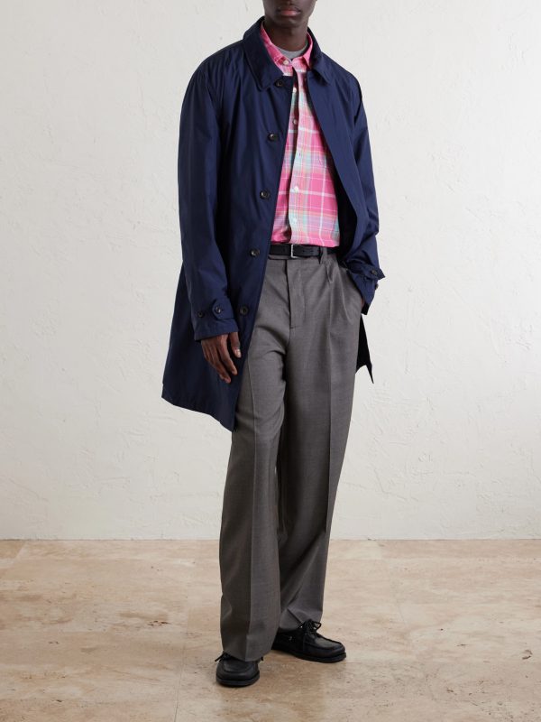 Checked Cotton Shirt - OU Checked Cotton Shirt - OU