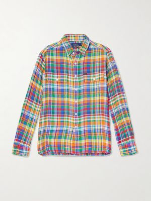 Checked Linen Shirt Checked Linen Shirt