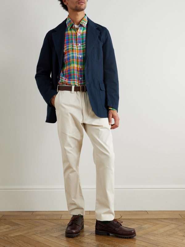Checked Linen Shirt - OU Checked Linen Shirt - OU