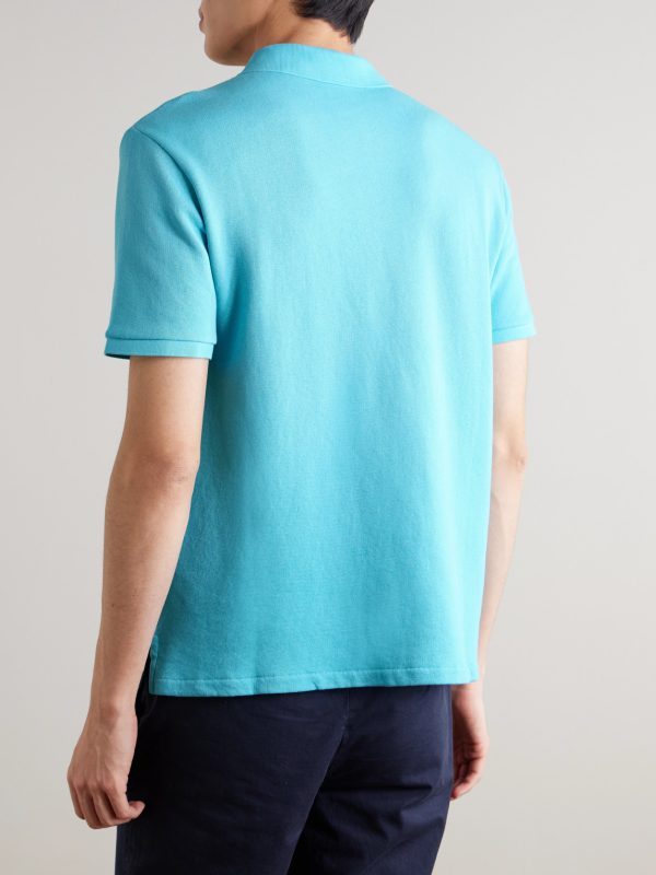 Cotton-Blend Jersey Polo Shirt - BK