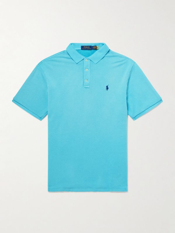 Cotton-Blend Jersey Polo Shirt
