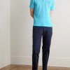 Cotton-Blend Jersey Polo Shirt - OU