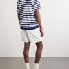 Logo-Embroidered Striped Cotton Polo Shirt - BK