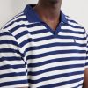 Logo-Embroidered Striped Cotton Polo Shirt - CU