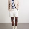 Logo-Embroidered Striped Cotton Polo Shirt - OU