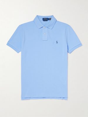 Logo-Embroidered Cotton-Jersey Polo Shirt Logo-Embroidered Cotton-Jersey Polo Shirt