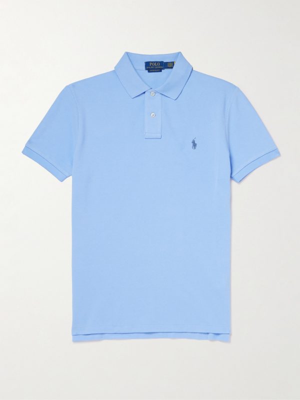 Logo-Embroidered Cotton-Jersey Polo Shirt Logo-Embroidered Cotton-Jersey Polo Shirt