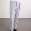 Tapered Striped Cotton-Seersucker Trousers - FR Tapered Striped Cotton-Seersucker Trousers - FR