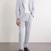Tapered Striped Cotton-Seersucker Trousers - OU Tapered Striped Cotton-Seersucker Trousers - OU
