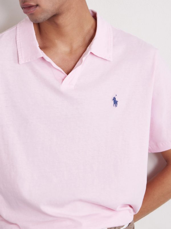 Open-Collar Cotton and Linen-Blend Polo Shirt - CU Open-Collar Cotton and Linen-Blend Polo Shirt - CU