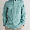 Button-Down Collar Logo-Embroidered Cotton Shirt - FR Button-Down Collar Logo-Embroidered Cotton Shirt - FR