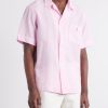 Logo-Embroidered Checked Linen and Cotton-Blend Shirt - FR Logo-Embroidered Checked Linen and Cotton-Blend Shirt - FR