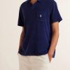Logo-Embroidered Cotton-Blend Terry Polo Shirt - FR Logo-Embroidered Cotton-Blend Terry Polo Shirt - FR