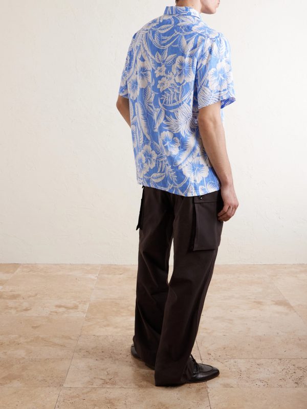 Printed Linen Shirt - BK