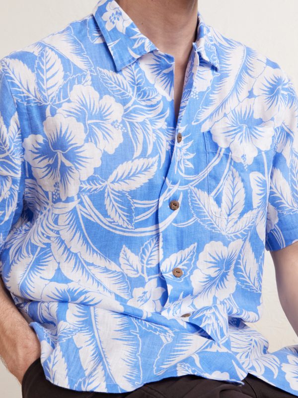 Printed Linen Shirt - CU