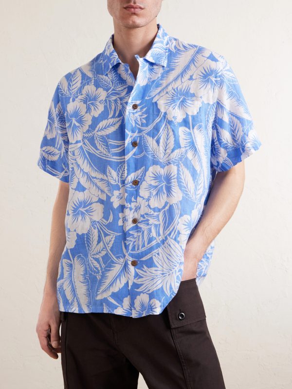 Printed Linen Shirt - FR