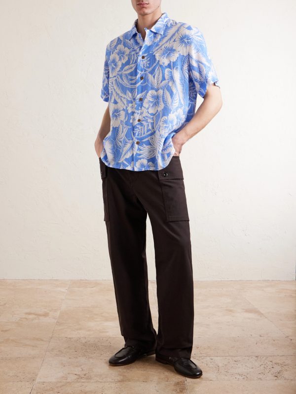 Printed Linen Shirt - OU