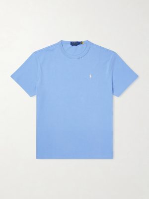 Logo-Embroidered Cotton-Jersey T-Shirt Logo-Embroidered Cotton-Jersey T-Shirt