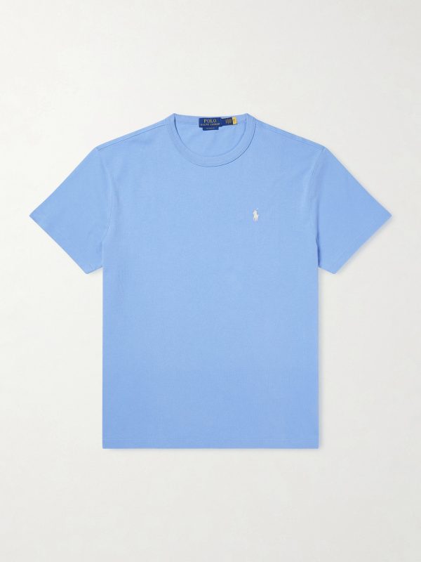 Logo-Embroidered Cotton-Jersey T-Shirt