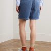 Straight-Leg Cotton-Corduroy Drawstring Shorts - BK Straight-Leg Cotton-Corduroy Drawstring Shorts - BK