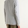 Striped Cotton-Seersucker Suit Jacket - BK Striped Cotton-Seersucker Suit Jacket - BK