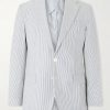 Striped Cotton-Seersucker Suit Jacket Striped Cotton-Seersucker Suit Jacket