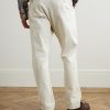 Straight-Leg Cotton-Twill Trousers - BK