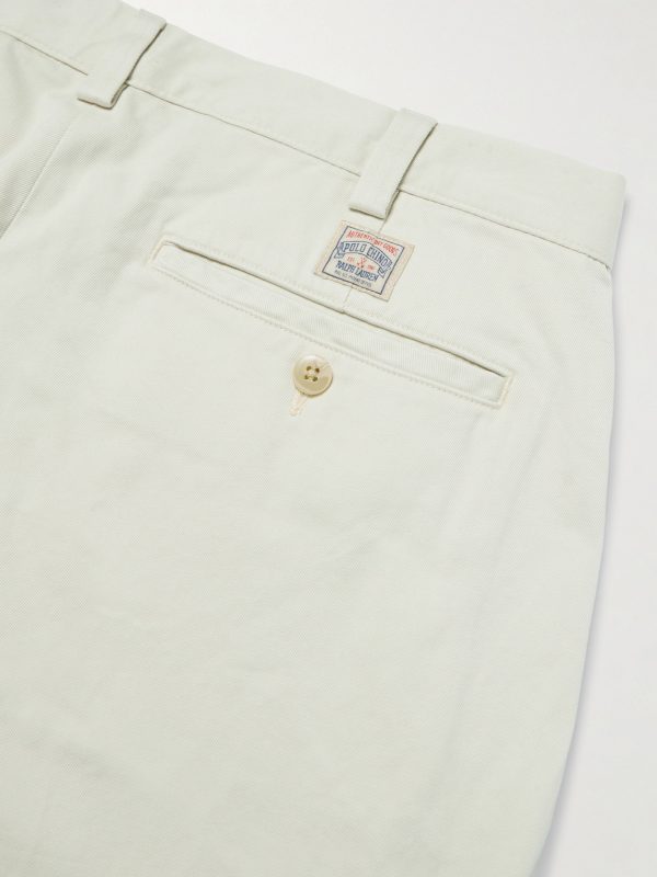 Straight-Leg Cotton-Twill Trousers - CU