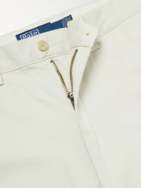 Straight-Leg Cotton-Twill Trousers - E1