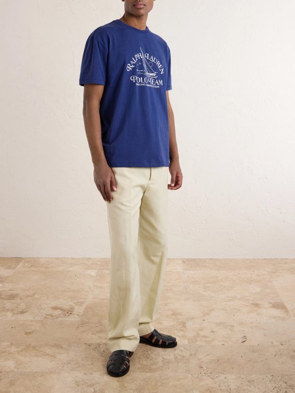 Logo-Print Cotton-Jersey T-Shirt - OU