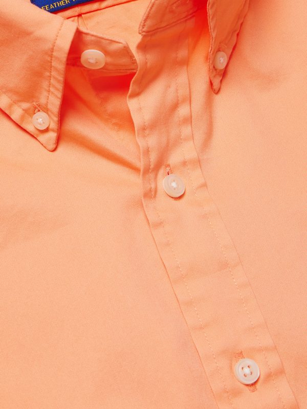 Logo-Embroidered Cotton Shirt - CU