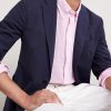 Button-Down Collar Logo-Embroidered Striped Cotton Shirt - E1 Button-Down Collar Logo-Embroidered Striped Cotton Shirt - E1