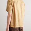 Clady Logo-Embroidered Linen Shirt - BK Clady Logo-Embroidered Linen Shirt - BK