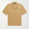 Clady Logo-Embroidered Linen Shirt Clady Logo-Embroidered Linen Shirt
