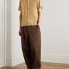 Clady Logo-Embroidered Linen Shirt - OU Clady Logo-Embroidered Linen Shirt - OU