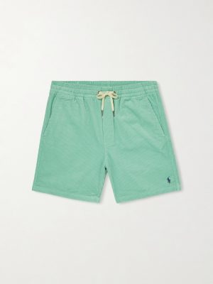 Straight-Leg Cotton Drawstring Shorts Straight-Leg Cotton Drawstring Shorts