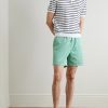 Straight-Leg Cotton Drawstring Shorts - OU Straight-Leg Cotton Drawstring Shorts - OU