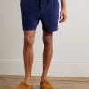 Cotton-Blend Terry Drawstring Shorts - FR