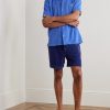 Cotton-Blend Terry Drawstring Shorts - OU