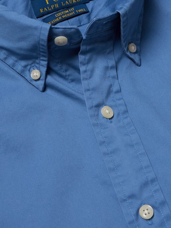 Logo-Embroidered Cotton Shirt - CU