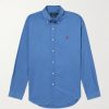 Logo-Embroidered Cotton Shirt