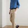 Logo-Embroidered Cotton Shirt - OU