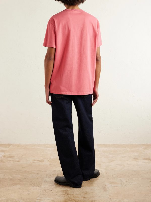 Logo-Embroidered Cotton-Jersey T-Shirt - BK Logo-Embroidered Cotton-Jersey T-Shirt - BK
