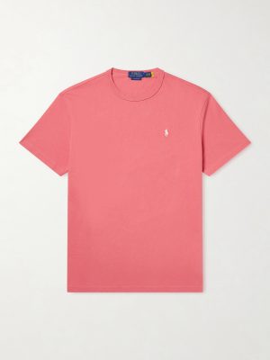 Logo-Embroidered Cotton-Jersey T-Shirt Logo-Embroidered Cotton-Jersey T-Shirt