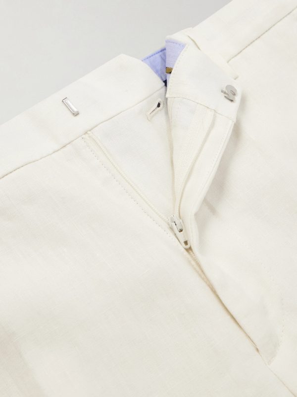 Straight-Leg Linen Trousers - E1