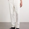 Straight-Leg Linen Trousers - FR